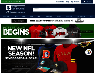shop.cbssports.com screenshot