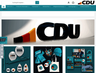 shop.cdu.de screenshot