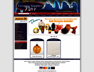 shop.ceramicsuppliesnow.com screenshot