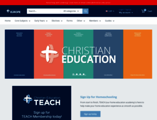 shop.christian-education.org screenshot