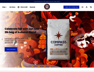 shop.compasscoffee.com screenshot