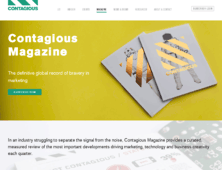 shop.contagiousmagazine.com screenshot