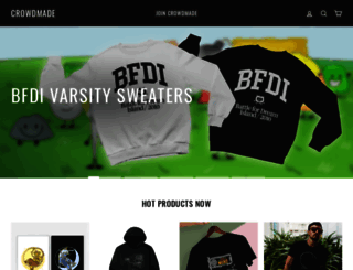 shop.crowdmade.com screenshot