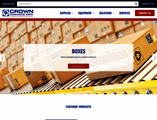 shop.crownpack.com screenshot
