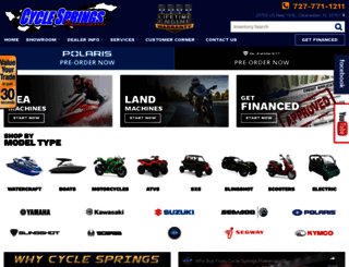 shop.cyclespringsonline.com screenshot