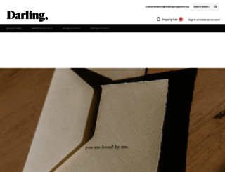 shop.darlingmagazine.org screenshot