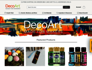 shop.decoart.com screenshot
