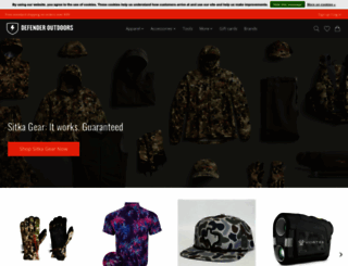 shop.defenderoutdoors.com screenshot