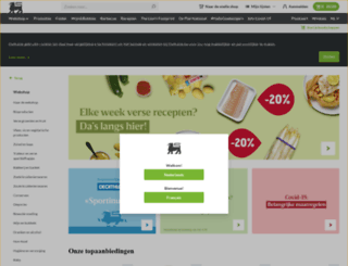 shop.delhaize.be screenshot