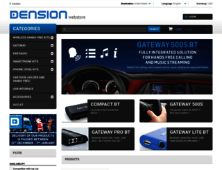 shop.dension.com screenshot