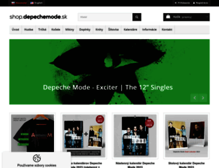 shop.depechemode.sk screenshot