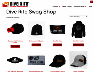 shop.diverite.com screenshot