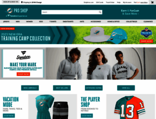 shop.dolphins.com screenshot