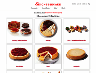 shop.elicheesecake.com screenshot