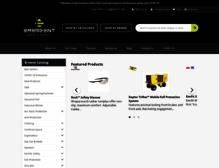 shop.emergentsafety.com screenshot