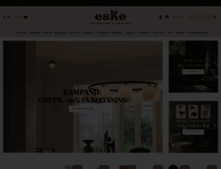 shop.eskeinterior.no screenshot