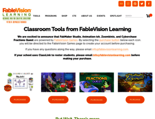 shop.fablevisionlearning.com screenshot