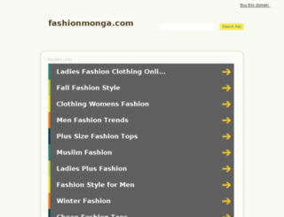 shop.fashionmonga.com screenshot