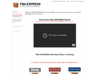 shop.fbaexpress.com screenshot