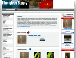 shop.fiberglasssupply.com screenshot