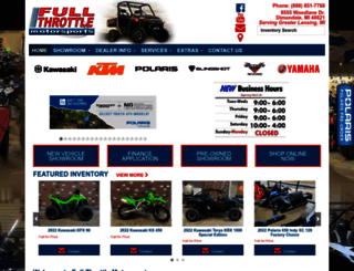 shop.fullthrottlemotorsports.com screenshot