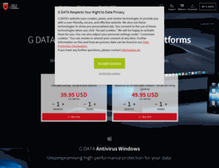 shop.gdatasoftware.com screenshot