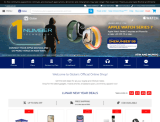 shop.globe.com.ph screenshot