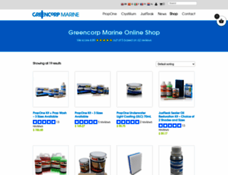 shop.greencorpmarine.com screenshot