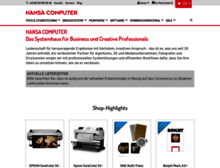 shop.hansa-computer.de screenshot