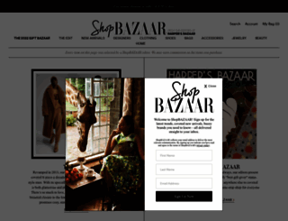 shop.harpersbazaar.com screenshot