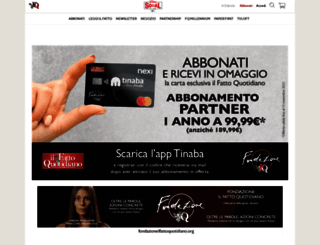 shop.ilfattoquotidiano.it screenshot