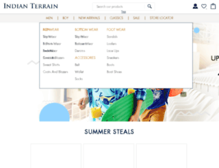 shop.indianterrain.com screenshot