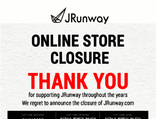 shop.jrunway.com screenshot