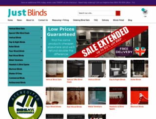 shop.just-blinds.co.uk screenshot