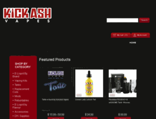 shop.kickashvapes.com screenshot