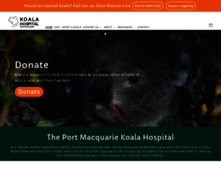 shop.koalahospital.org.au screenshot