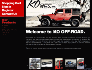 shop.kooffroad.com screenshot