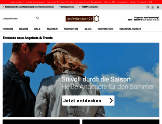 shop.lederjacken24.de screenshot