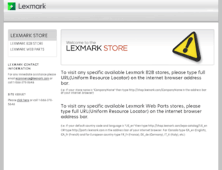shop.lexmark.com screenshot