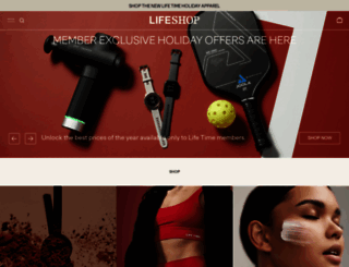 shop.lifetimefitness.com screenshot