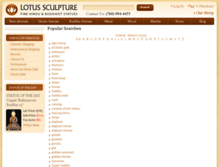 shop.lotussculpture.com screenshot