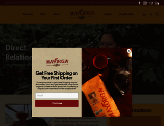 shop.mayorgacoffee.com screenshot