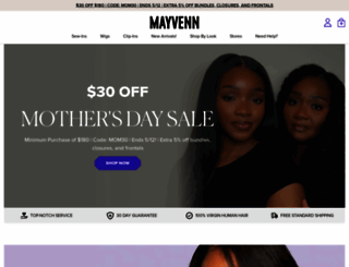 shop.mayvenn.com screenshot