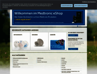 shop.medtronic-diabetes.ch screenshot