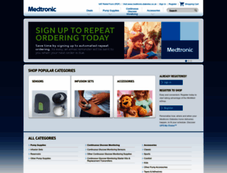 shop.medtronic-diabetes.co.uk screenshot