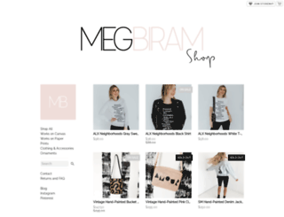 shop.megbiram.com screenshot