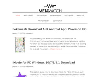 shop.metawatch.com screenshot
