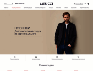 shop.meucci.ru screenshot