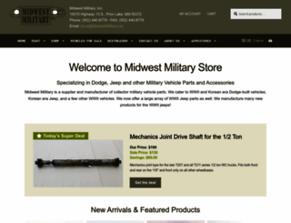 shop.midwestmilitary.com screenshot