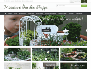shop.miniaturegardenshoppe.com screenshot